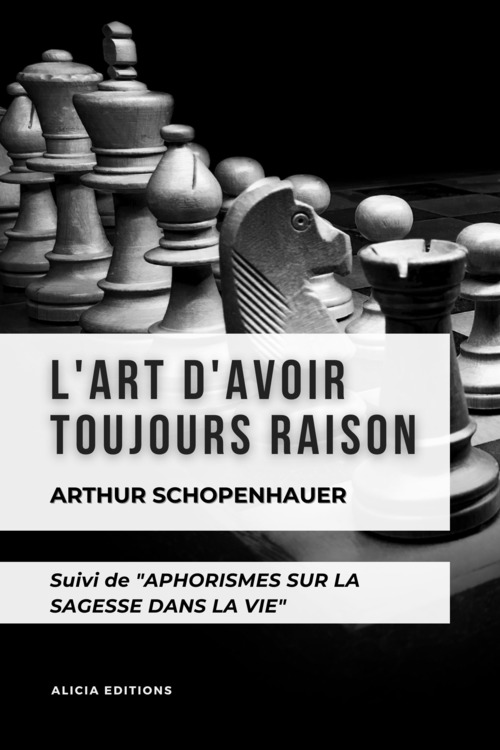 ebook cover of L'Art d'avoir toujours Raison, by Arthur Schopenhauer