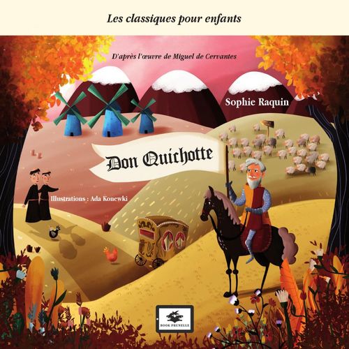 Couverture ebook de Don Quichotte, de Sophie Raquin