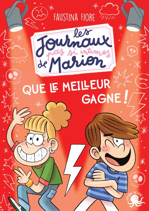 Couverture ebook de Les Journaux (pas si) intimes de Marion - Que le meilleur gagne !, de Faustina Fiore, Sess Boudebesse