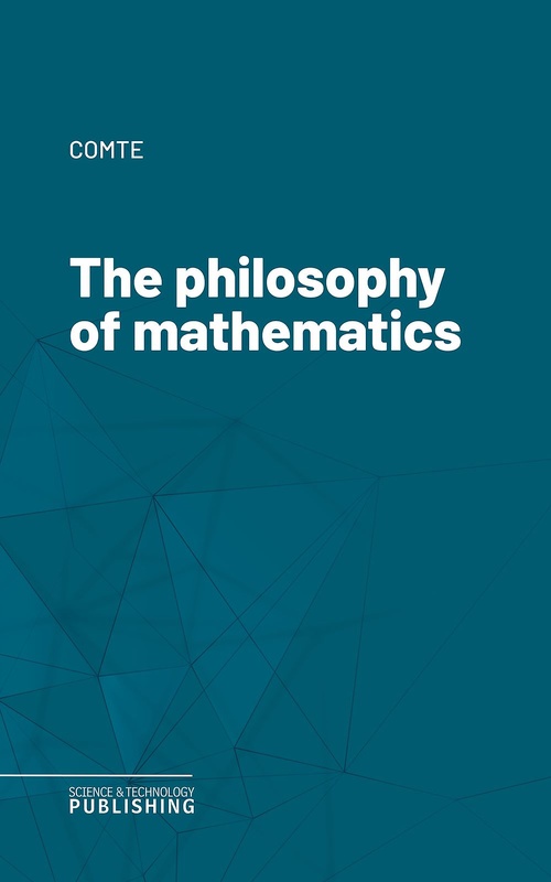 Couverture ebook de The philosophy of mathematics, de Comte