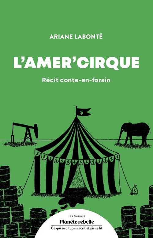 ebook cover of L'Amer'cirque, by Ariane Labonté