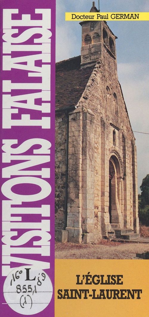 ebook cover of L'Église Saint-Laurent, by Paul German
