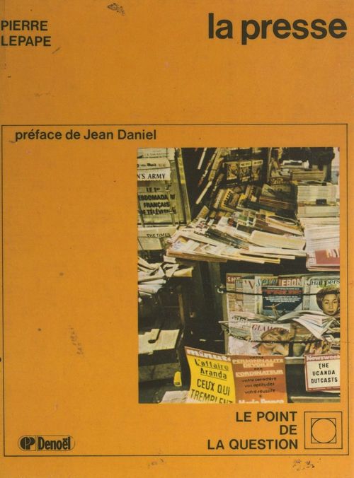 Couverture ebook de La presse, de Pierre Lepape