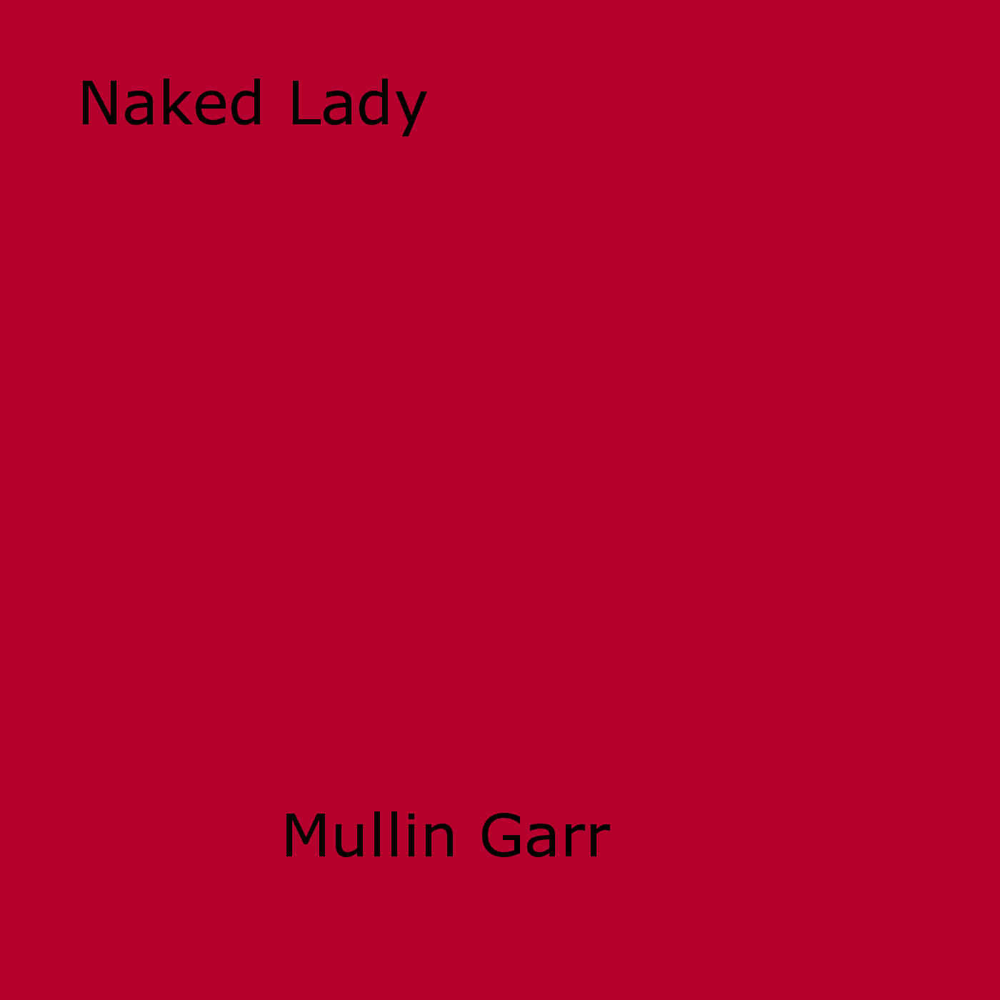 ebook cover of Naked Lady, by Mullin Garr
