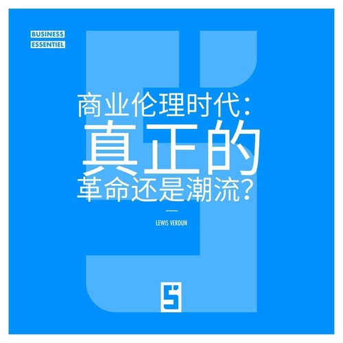 ebook cover of L'ère du business éthique : vraie révolution ou simple tendance ? (version chinois mandarin), by Lewis Verdun