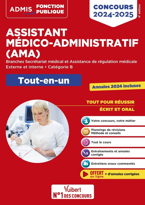 ebook cover of Concours Assistant médico-administratif - Catégorie B - Tout-en-un, by Fabien Gougeon, Mandi Gueguen