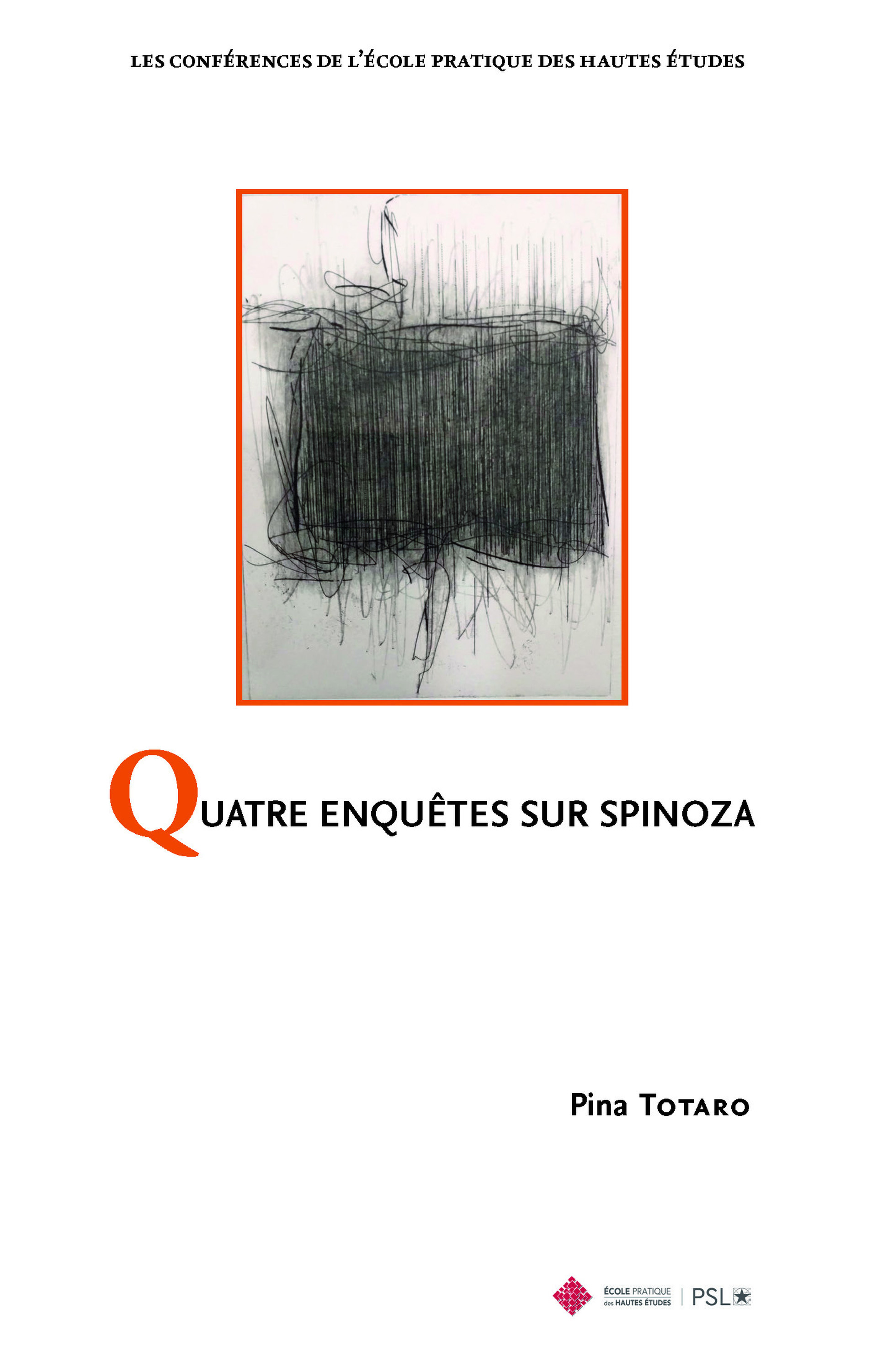 Couverture ebook de Quatre enquêtes sur Spinoza, de Pina Totaro