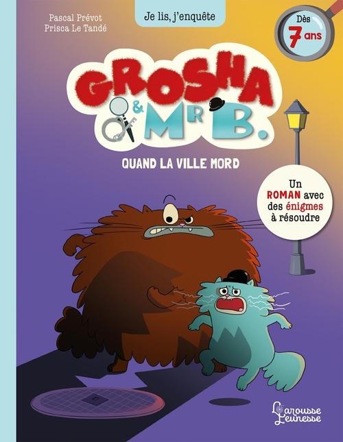 Couverture ebook de Grosha et Mr B - Quand la ville mord, de Pascal Prévôt