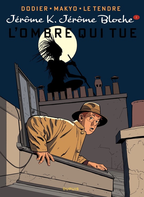 ebook cover of Jérôme K. Jérôme Bloche - Tome 1 - L'ombre qui tue, by Alain Dodier, Serge Le Tendre, Makyo