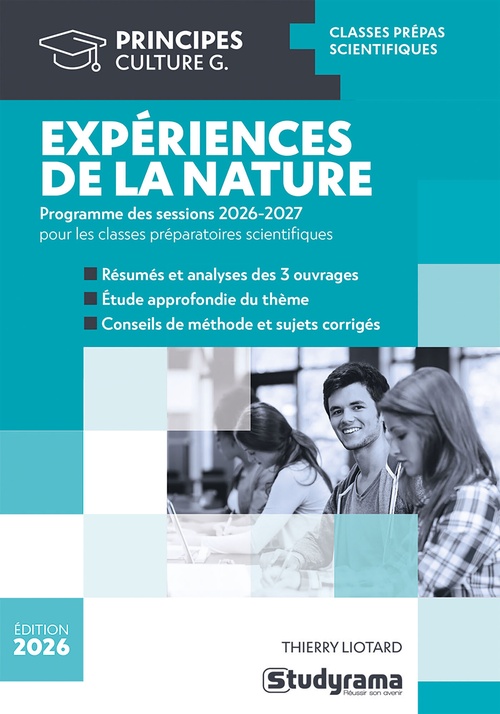 ebook cover of Expériences de la nature : classes préparatoires scientifiques - Édition 2026-2027, by Thierry Liotard