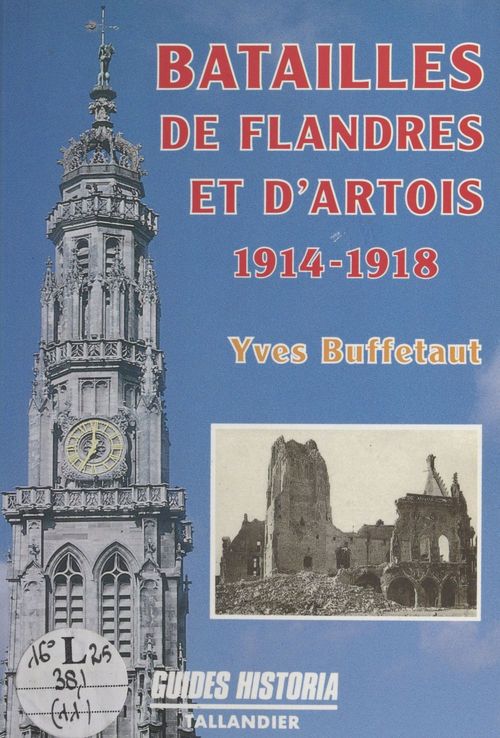 ebook cover of Batailles de Flandres et d'Artois : 1914-1918, by Yves Buffetaut