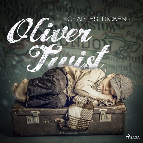 audiobook cover of Oliver Twist, by Charles Dickens