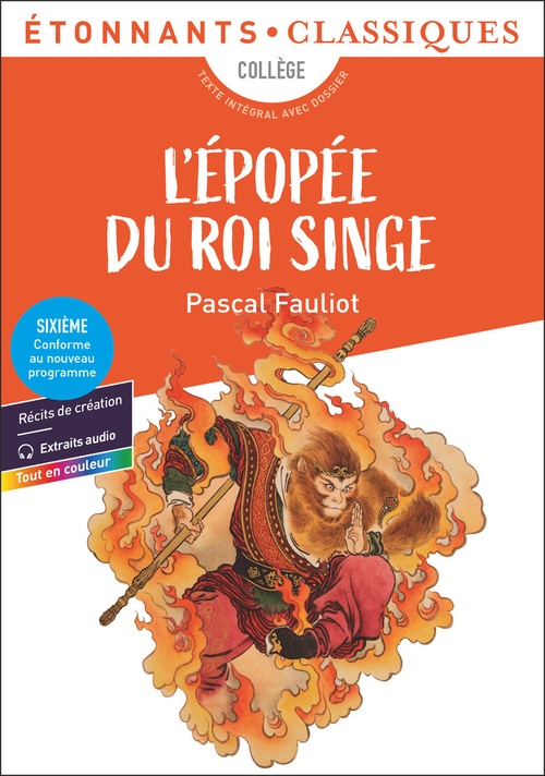 Couverture ebook de L´Épopée du roi singe, de Pascal Fauliot