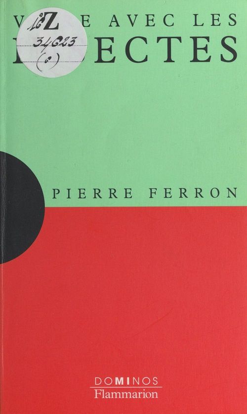 Couverture ebook de Vivre avec les insectes, de Pierre Ferron