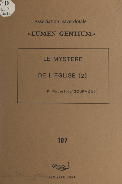 Couverture ebook de Le mystère de l'Église (2), de Robert De Gourmont