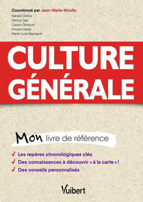 ebook cover of Culture générale, by Gérald Dubos, Patrice Gay, Cédric Grimoult, Vincent Hérail, Marie-Luce Septsault