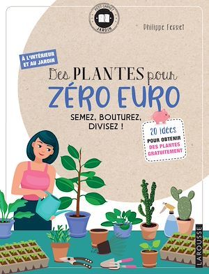 Couverture ebook de Cahier Des plantes pour zéro euro, de Philippe Ferret
