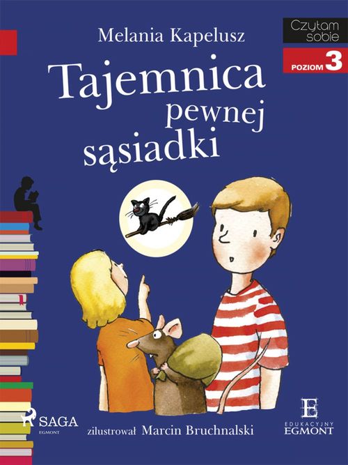 Couverture ebook de Tajemnica pewnej sasiadki, de Melania Kapelusz