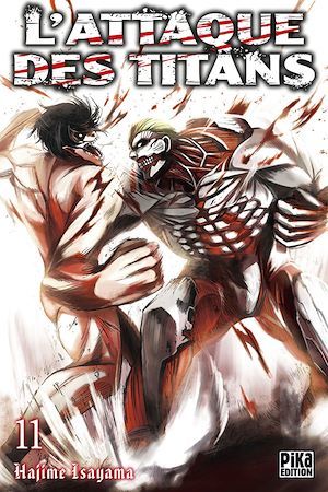 Couverture ebook de L'Attaque des Titans T11, de Hajime Isayama