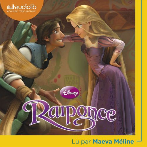 audiobook cover of Raiponce, by Disney