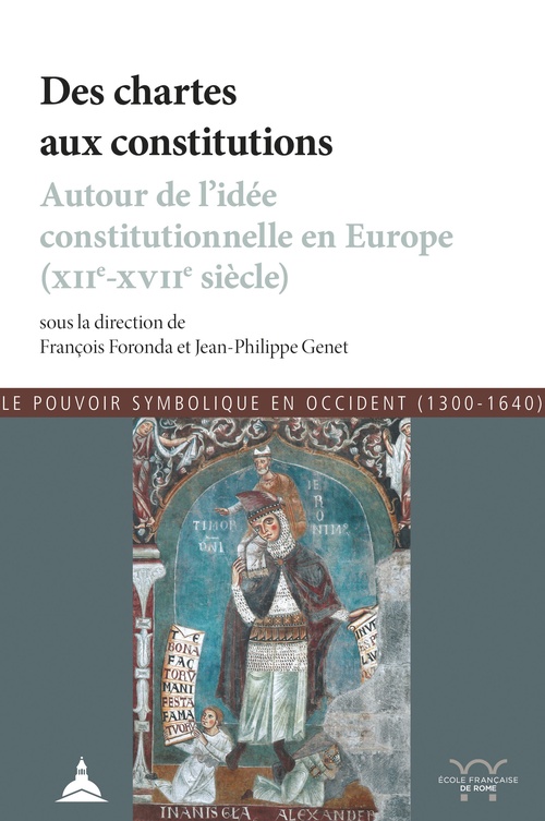 ebook cover of Des chartes aux constitutions, by Jean-Philippe Genêt