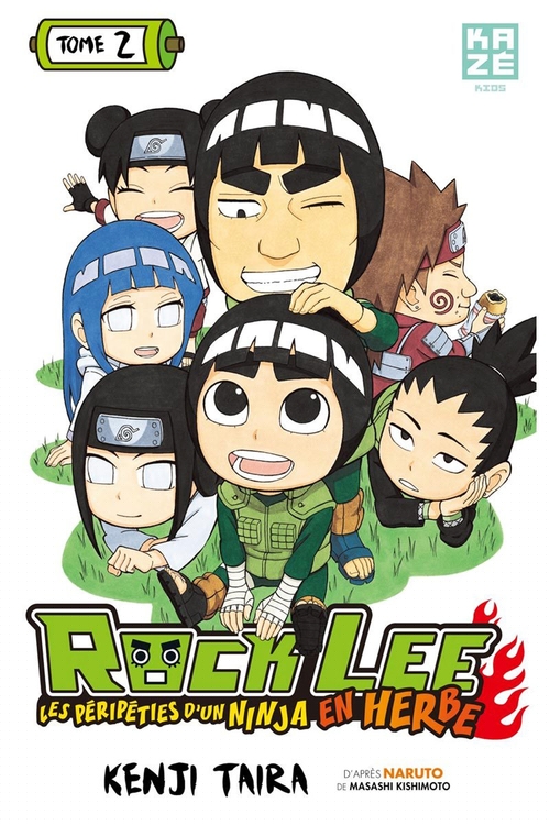 Couverture ebook de Rock Lee T02, de Kenji Taira