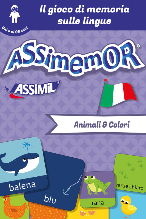Couverture ebook de Assimemor - Le mie prime parole in italiano: Animali e Colori, de Celadon, Jean-Sébastien Deheeger