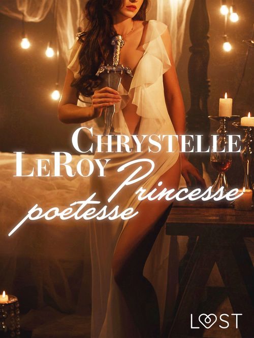 Couverture ebook de Princesse poétesse - Une nouvelle érotique, de Chrystelle Leroy