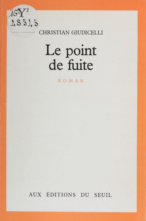 ebook cover of Le Point de fuite, by Giudicelli Christian