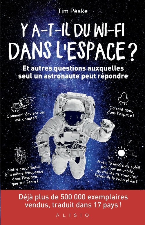 ebook cover of Y a-t-il du wi-fi dans l'espace ?, by Tim Peake