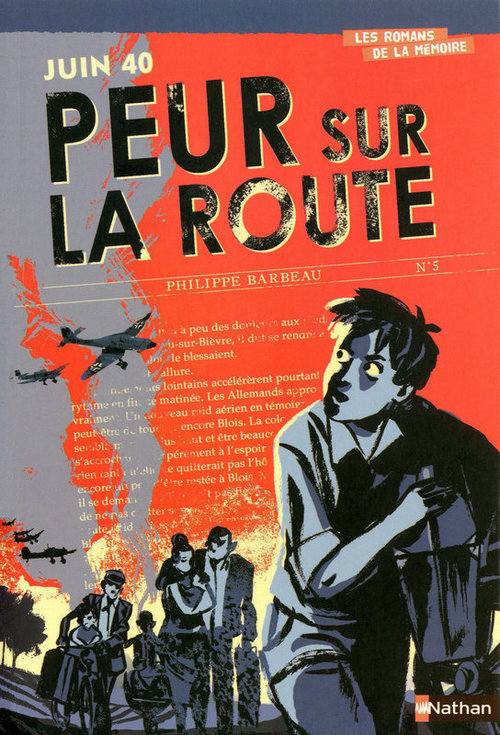 Couverture ebook de Juin 1940 : peur sur la route EPUB2, de Philippe Barbeau, Olivier Balez