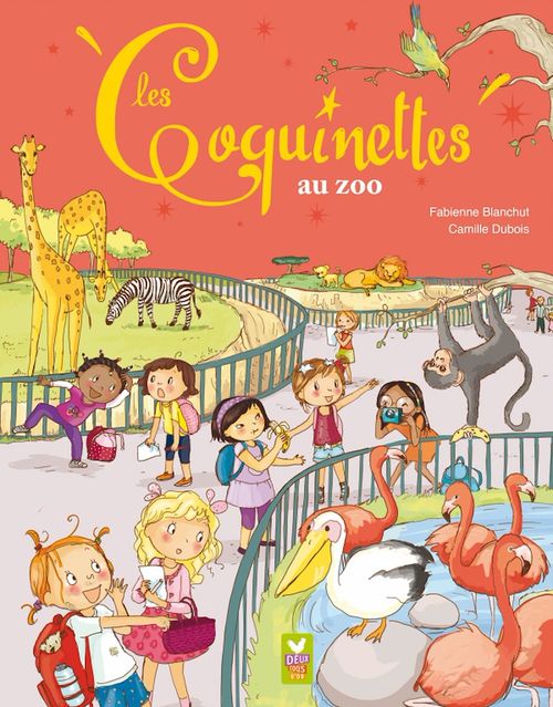 Couverture ebook de Les coquinettes au zoo, de Fabienne Blanchut