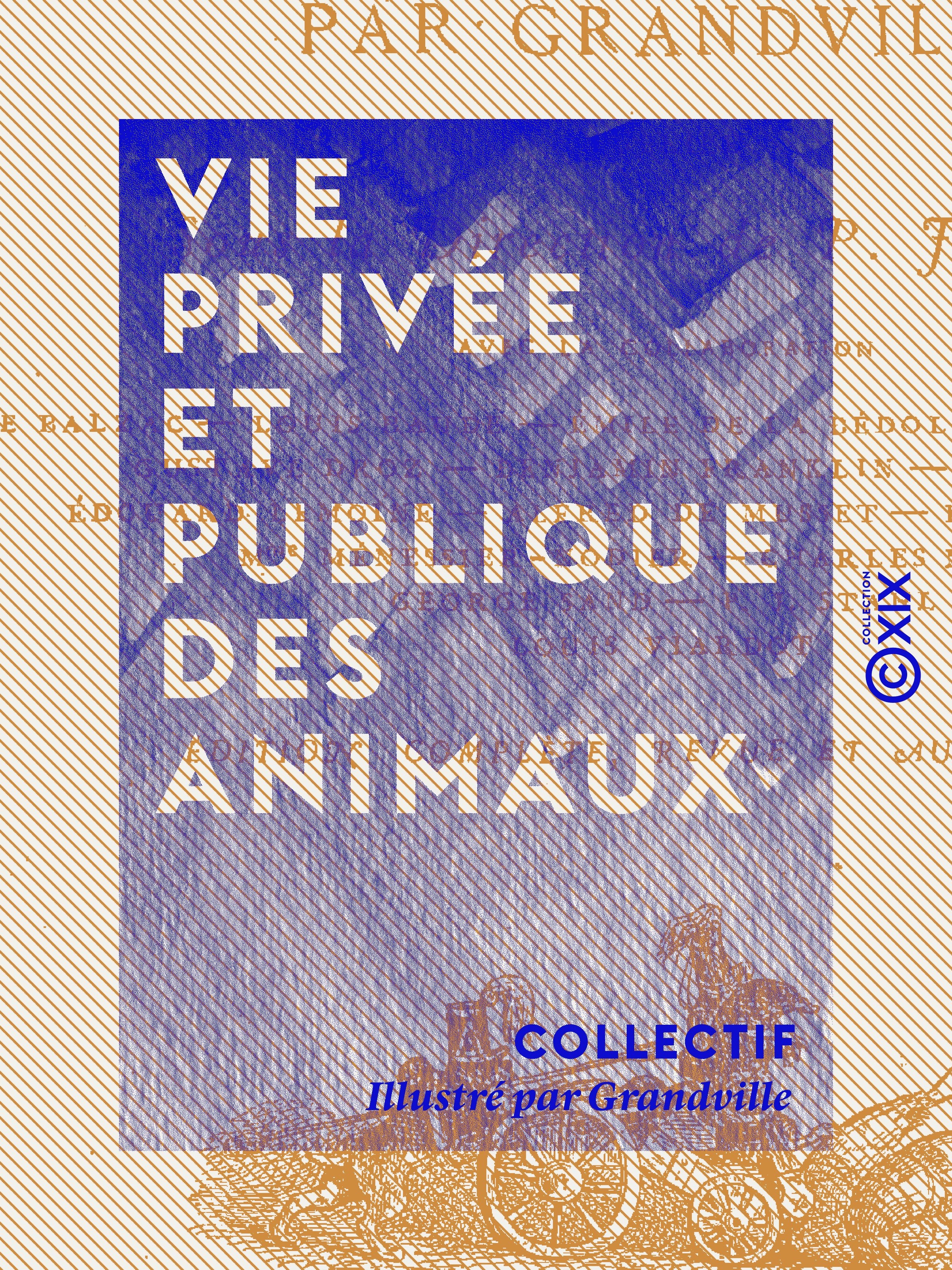 Couverture ebook de Vie privée et publique des animaux, de Collectif