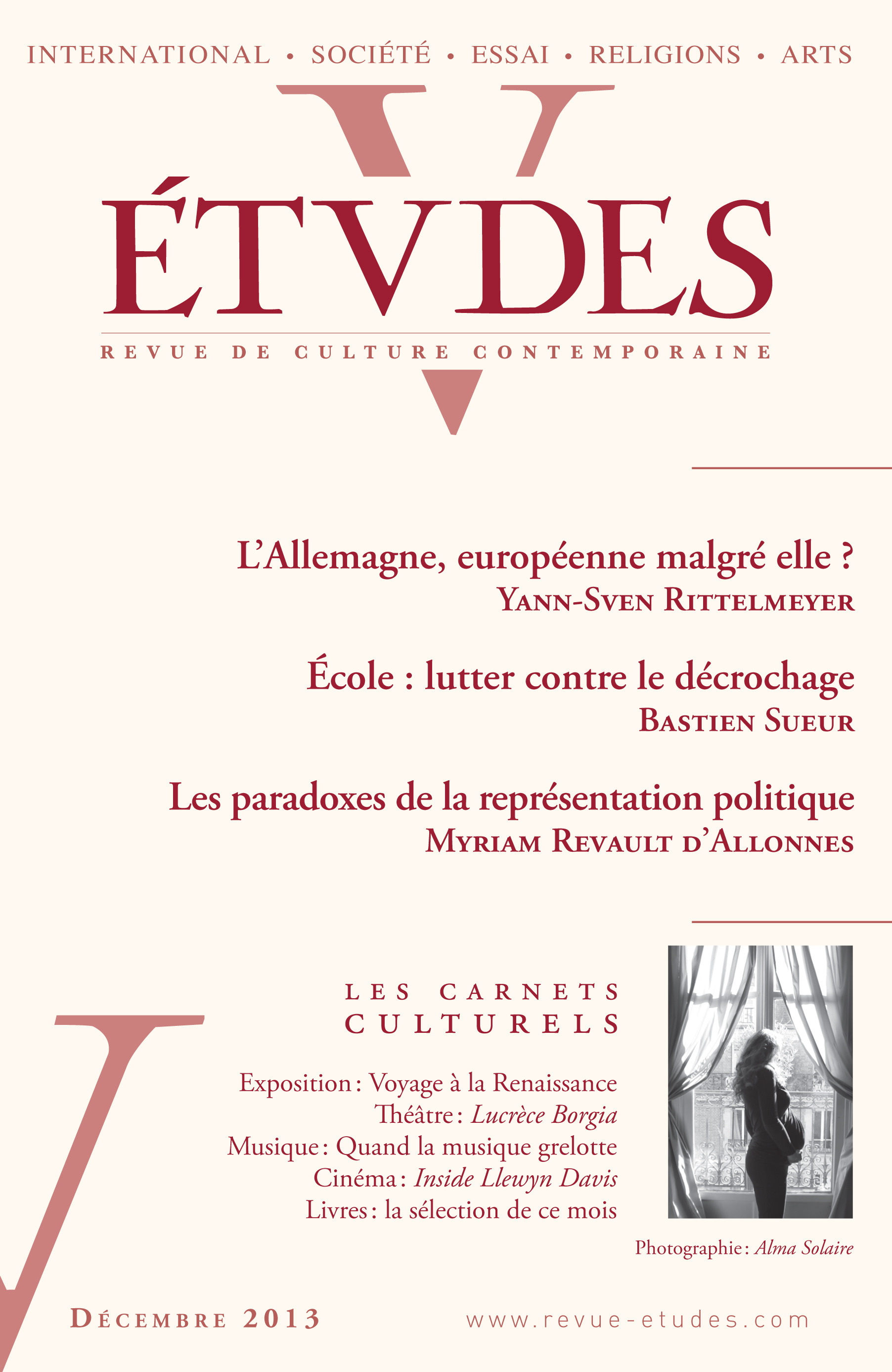 ebook cover of Etudes Décembre 2013, by Collectif