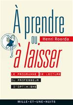 ebook cover of A prendre ou à laisser, by Henri Roorda