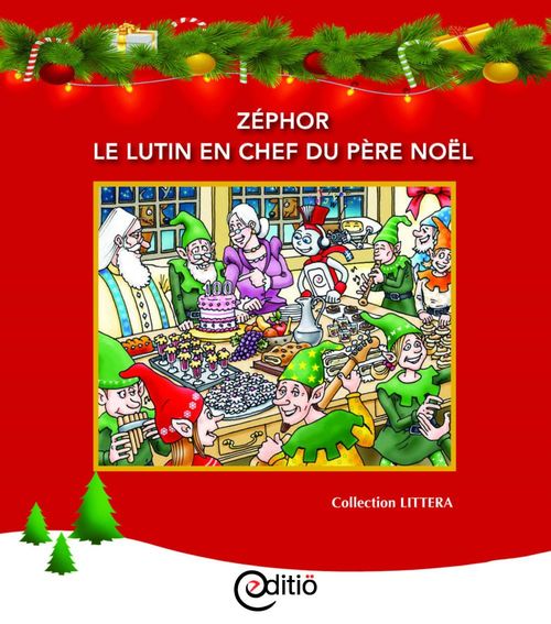 Couverture ebook de Zéphor le lutin en chef du père Noël, de Paul-Emile Gagnon