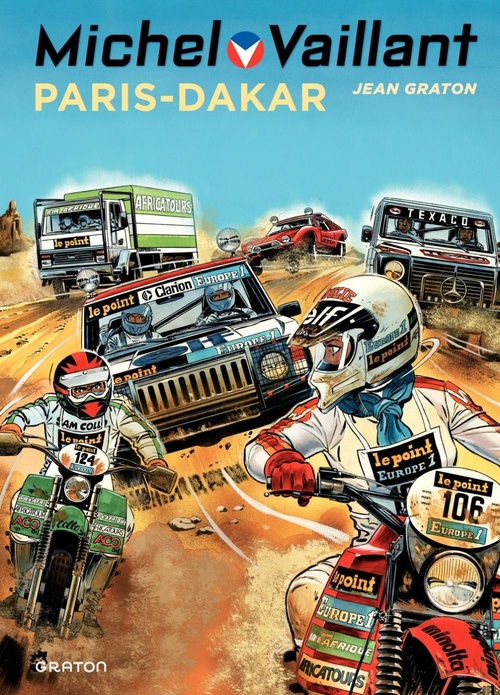 Couverture ebook de Michel Vaillant - Tome 41 - Paris-Dakar, de Jean Graton