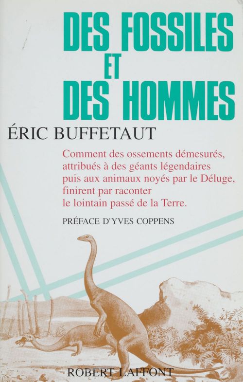 ebook cover of Des fossiles et des hommes, by Eric Buffetaut