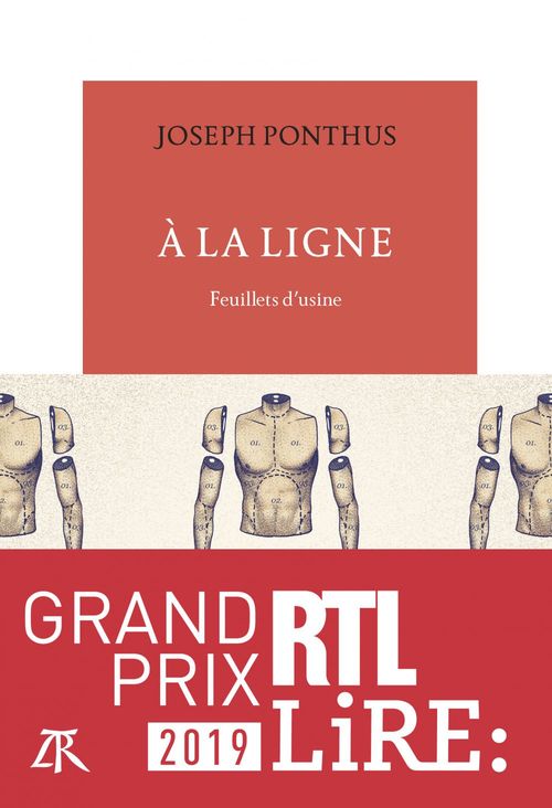 Couverture ebook de À la ligne. Feuillets d'usine, de Joseph Ponthus