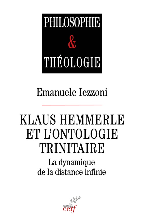 Couverture ebook de Klaus Hemmerle et l'ontologie trinitaire, de Emanuele Iiezzoni
