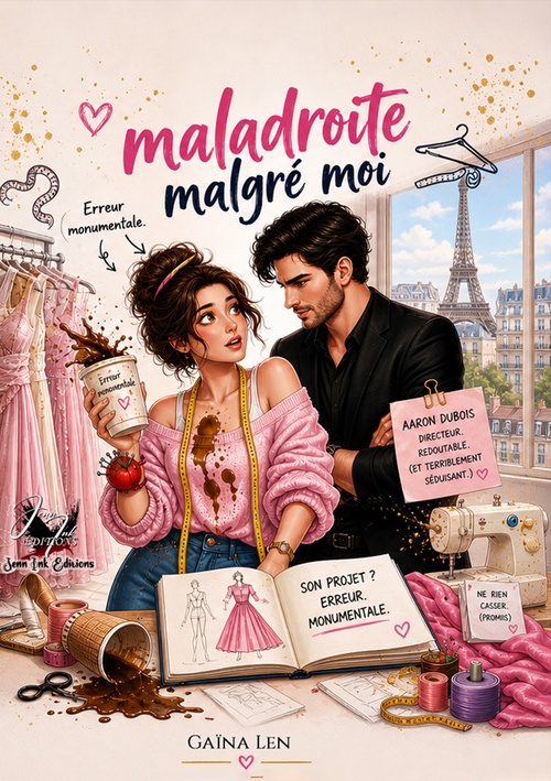 ebook cover of Maladroite malgré moi, by Len Gaina