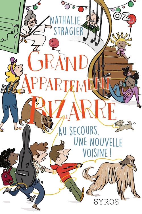 Couverture ebook de Grand appartement bizarre - tome 3 Au secours une nouvelle voisine !, de Nathalie Stragier