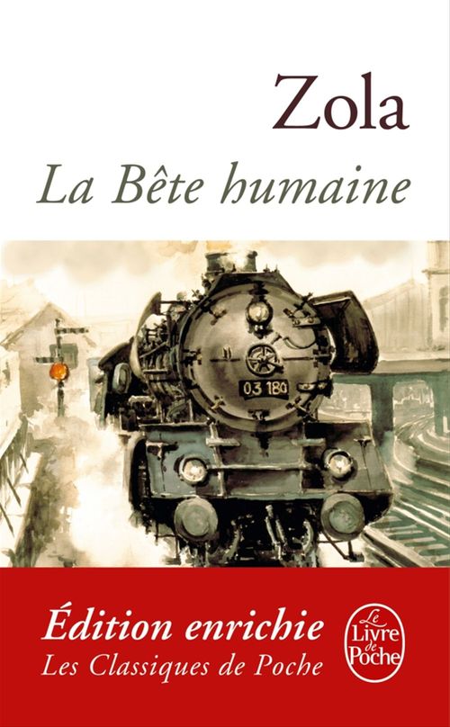 ebook cover of La Bête humaine, by Emile Zola