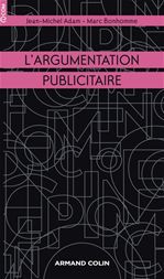 Couverture ebook de L'argumentation publicitaire, de Jean-Michel Adam, Marc Bonhomme