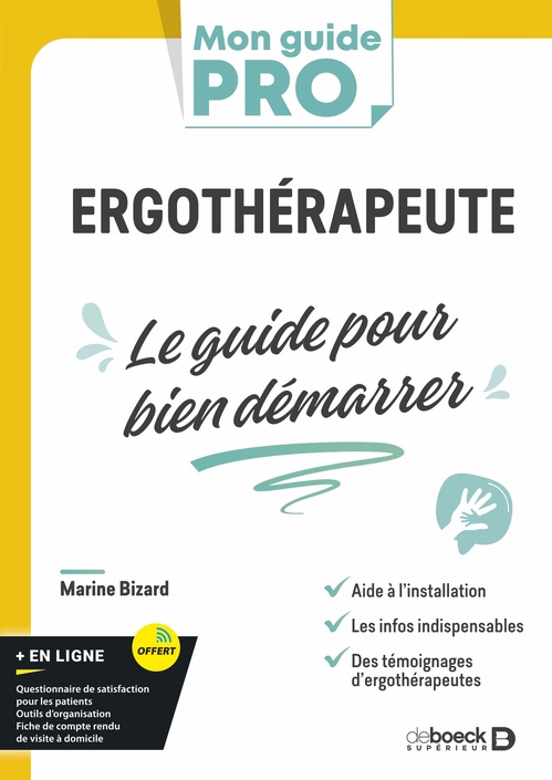 ebook cover of Ergothérapeute : le guide pour bien démarrer, by Marine Bizard