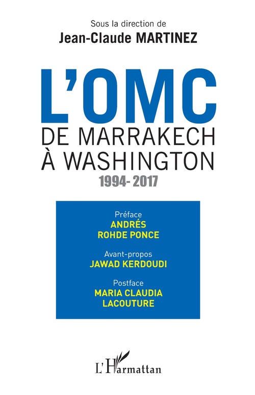ebook cover of L'OMC De Marrakech à Washington, by Jean-Claude Martinez