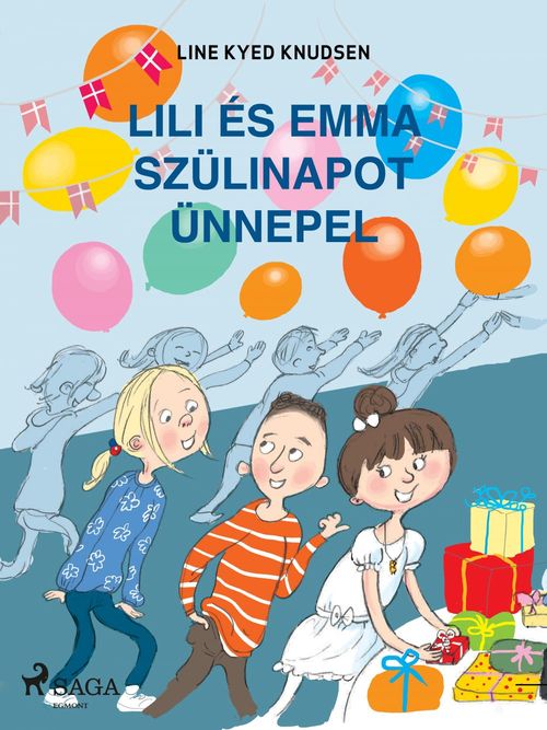 ebook cover of Lili és Emma szülinapot ünnepel, by Line Kyed Knudsen