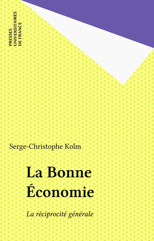 ebook cover of La Bonne Économie, by