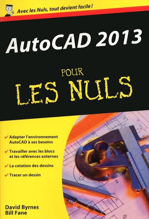 ebook cover of Autocad 2013 poche pour les nuls, by David Byrnes, Bill Fane
