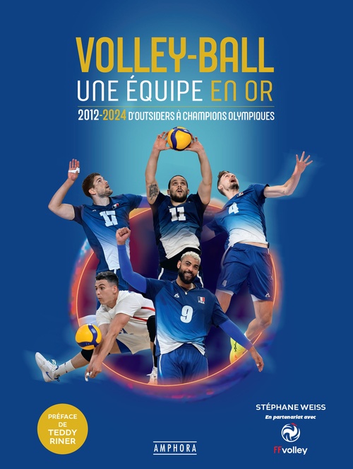 Couverture ebook de Volleyball, une équipe en or, de Stéphane Weiss